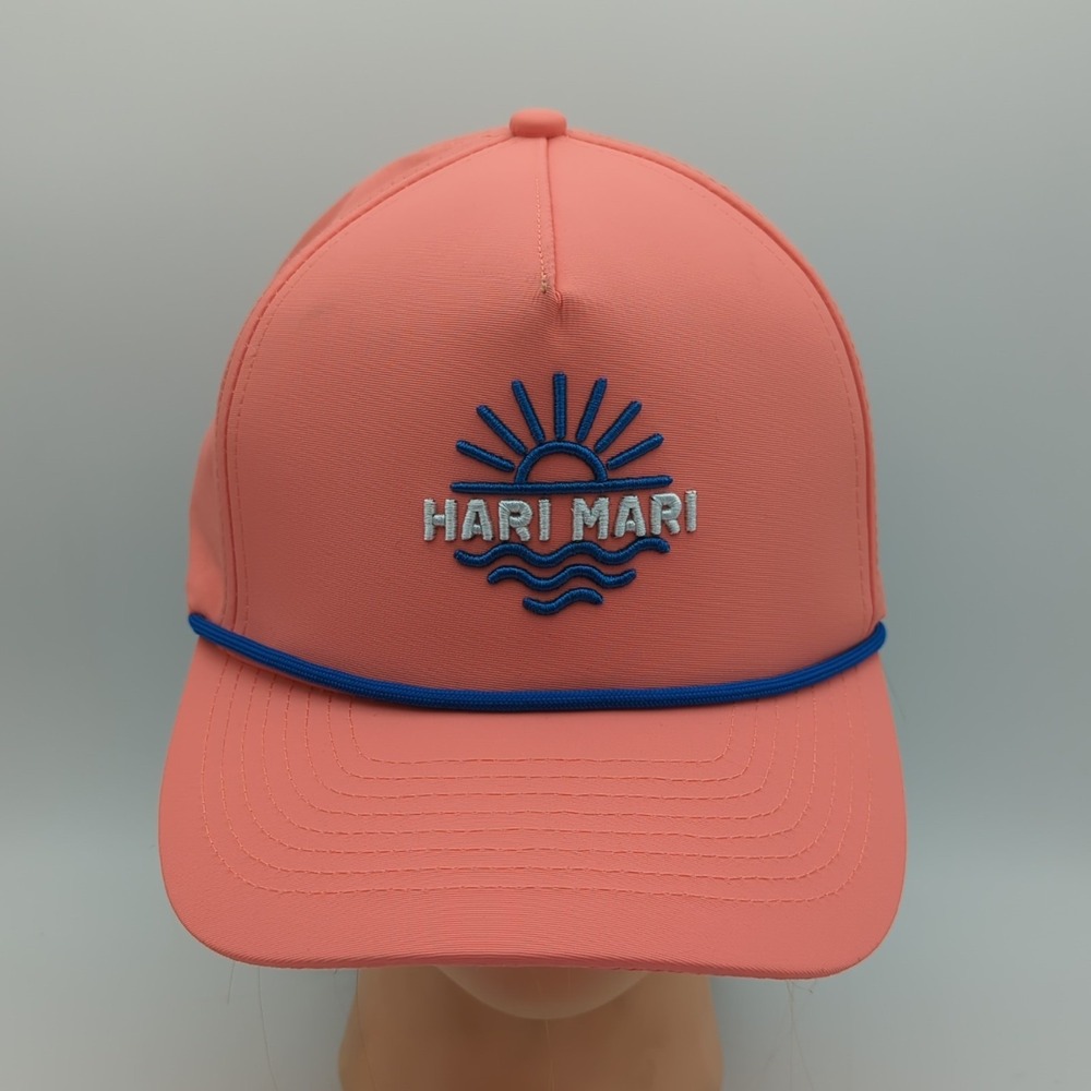 Hari Mari Sun Wave Hat Salmon Adjustable NWOT